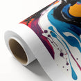 Bold Abstract Expressionist Wall Art – Colorful Drip Canvas Print