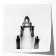 Black and White Minimalist Landscapes – Abandoned Pier in Mist Print