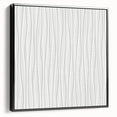 Textured Acrylic Wall Art - Vertical Wave Lines in Soft Neutrals