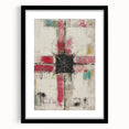 Geometric Abstract Expressionist Wall Art – Textured Modern Canvas