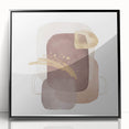 Abstract geometric wall art – minimalist canvas print for interiors