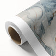 Exclusive Abstract Wall Decor – Navy, White & Gold Luxury Art