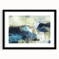 Contemporary Abstract Art – Modern Canvas in Navy Blue & Beige