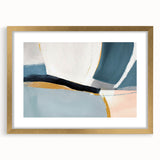 Buy Abstract Textured Wall Art Online - Soft Curves in Coastal Tones