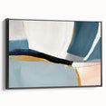 Buy Abstract Textured Wall Art Online - Soft Curves in Coastal Tones