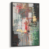Earthy Grid of Color – High-Contrast Abstract Paintings Online