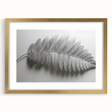 Minimalist Monochrome Leaf – Fine Art Botanical Photography