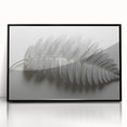 Minimalist Monochrome Leaf – Fine Art Botanical Photography