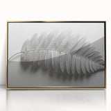 Minimalist Monochrome Leaf – Fine Art Botanical Photography