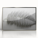Minimalist Monochrome Leaf – Fine Art Botanical Photography