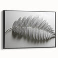 Minimalist Monochrome Leaf – Fine Art Botanical Photography