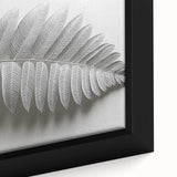 Minimalist Monochrome Leaf – Fine Art Botanical Photography
