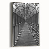 Contemporary City Wall Decor – Black and White Urban Print