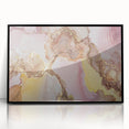 Sophisticated Abstract Art Design – Blush Pink & Gold Canvas
