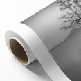 Minimalist Mountain Wall Art – Tree Reflections in Calm Waters