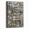 Earthen Harmony Abstracts - Earth Tone Art with Textured Layers