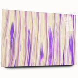 Timeless Textures Abstract Wall Art – Lilac and Beige Tones