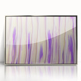 Timeless Textures Abstract Wall Art – Lilac and Beige Tones