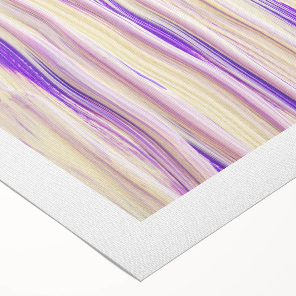 Timeless Textures Abstract Wall Art – Lilac and Beige Tones
