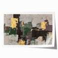 Earthen Harmony Abstracts - Contemporary Canvas Art with Gold Accents