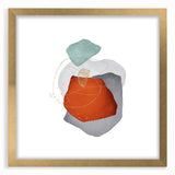 Abstract geometric framed art – bold minimalist wall decor print