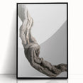 Modern Abstract Canvas Prints – Organic Gray and Brown Texture