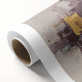 Earthen Harmony Abstracts - Neutral Abstract Prints with Gold Detail