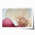 Premium Abstract Art Piece – Burgundy, Beige & Gold Canvas Print