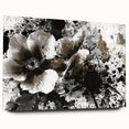 Earthen Harmony Abstracts - Neutral Abstract Prints with Floral Style