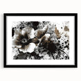 Earthen Harmony Abstracts - Neutral Abstract Prints with Floral Style