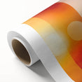Color Block Abstract Wall Art – Modern Sunset Glow Illustration