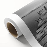 Black and White Serene Landscape Wall Art – Wooden Dock Scene