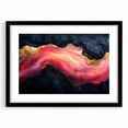 Fiery Passion Fluid Acrylic Art – Red, Black & Gold Wall Decor