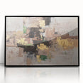 Earthen Gold Layers – High-Contrast Abstract Paintings for Interiors