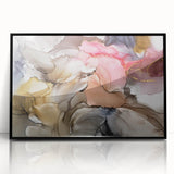 Upscale Abstract Art Collection – Beige, Brown & Blush Pink