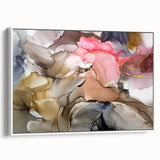 Upscale Abstract Art Collection – Beige, Brown & Blush Pink