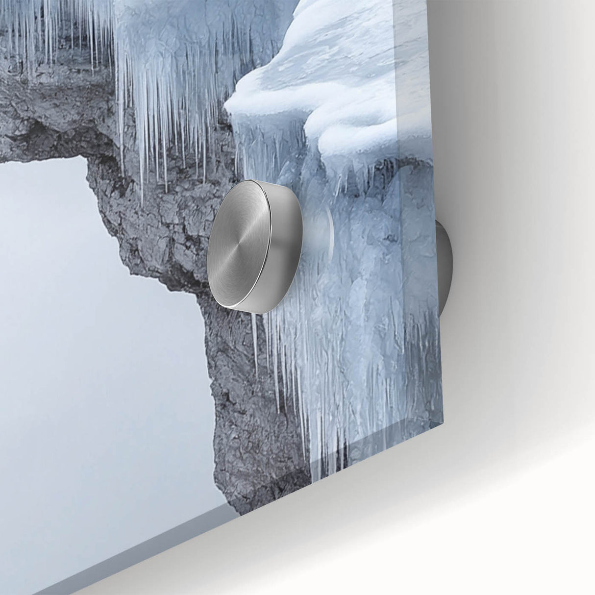 Frozen Serenity – Fine Art Photography of an Icy Cliff