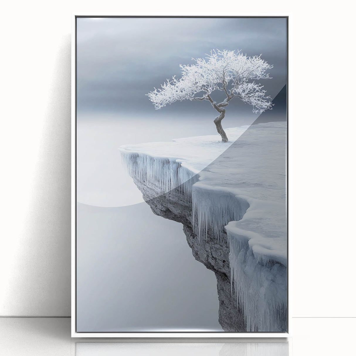 Frozen Serenity – Fine Art Photography of an Icy Cliff