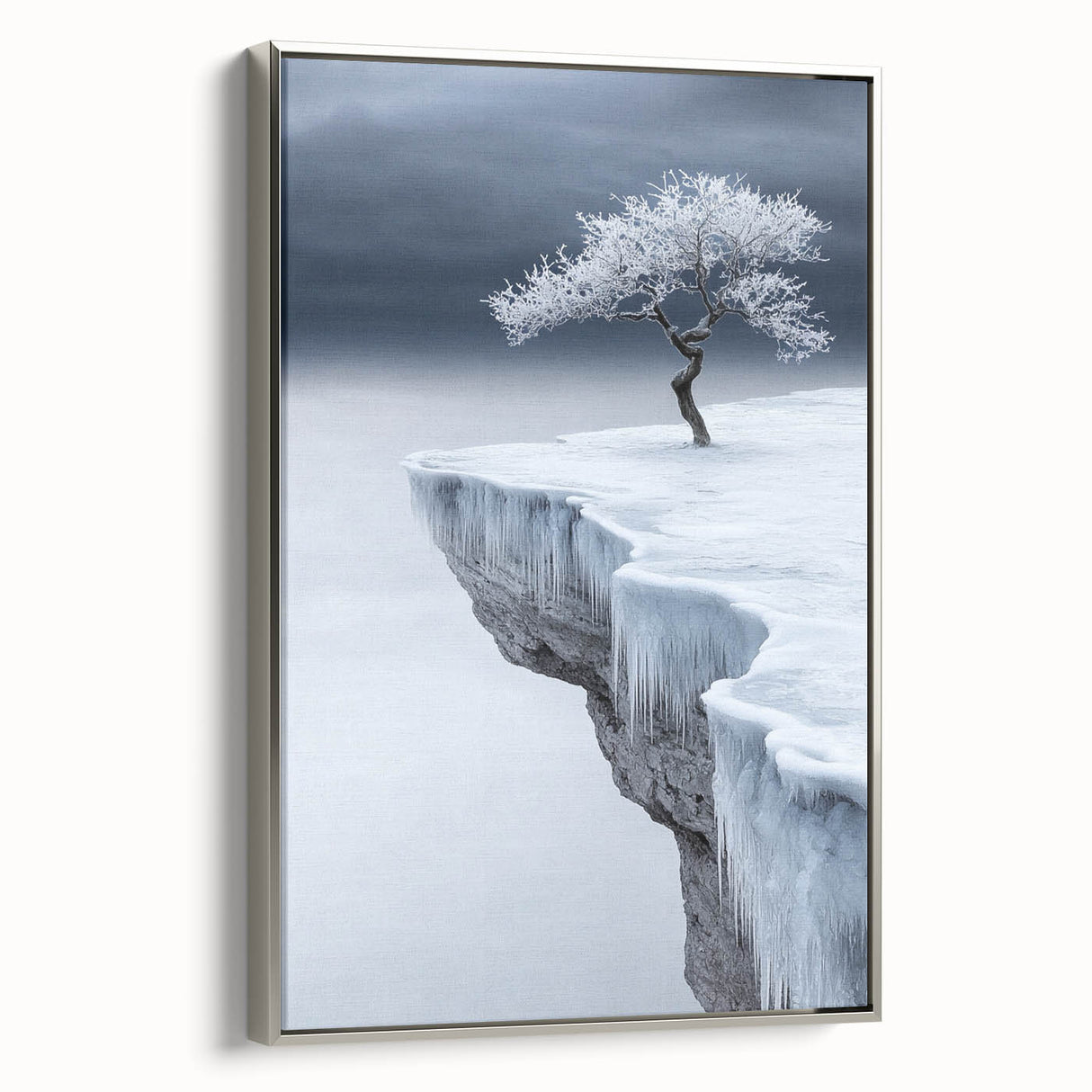 Frozen Serenity – Fine Art Photography of an Icy Cliff
