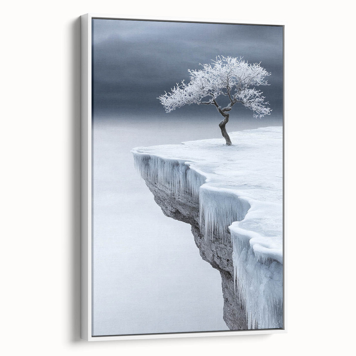 Frozen Serenity – Fine Art Photography of an Icy Cliff