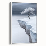 Frozen Serenity – Fine Art Photography of an Icy Cliff