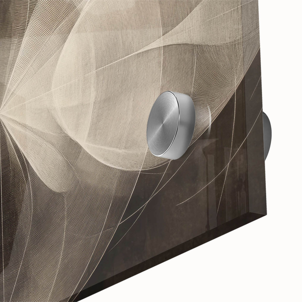 Modern Geometric Black and White Abstract Wall Art - Elegant Canvas