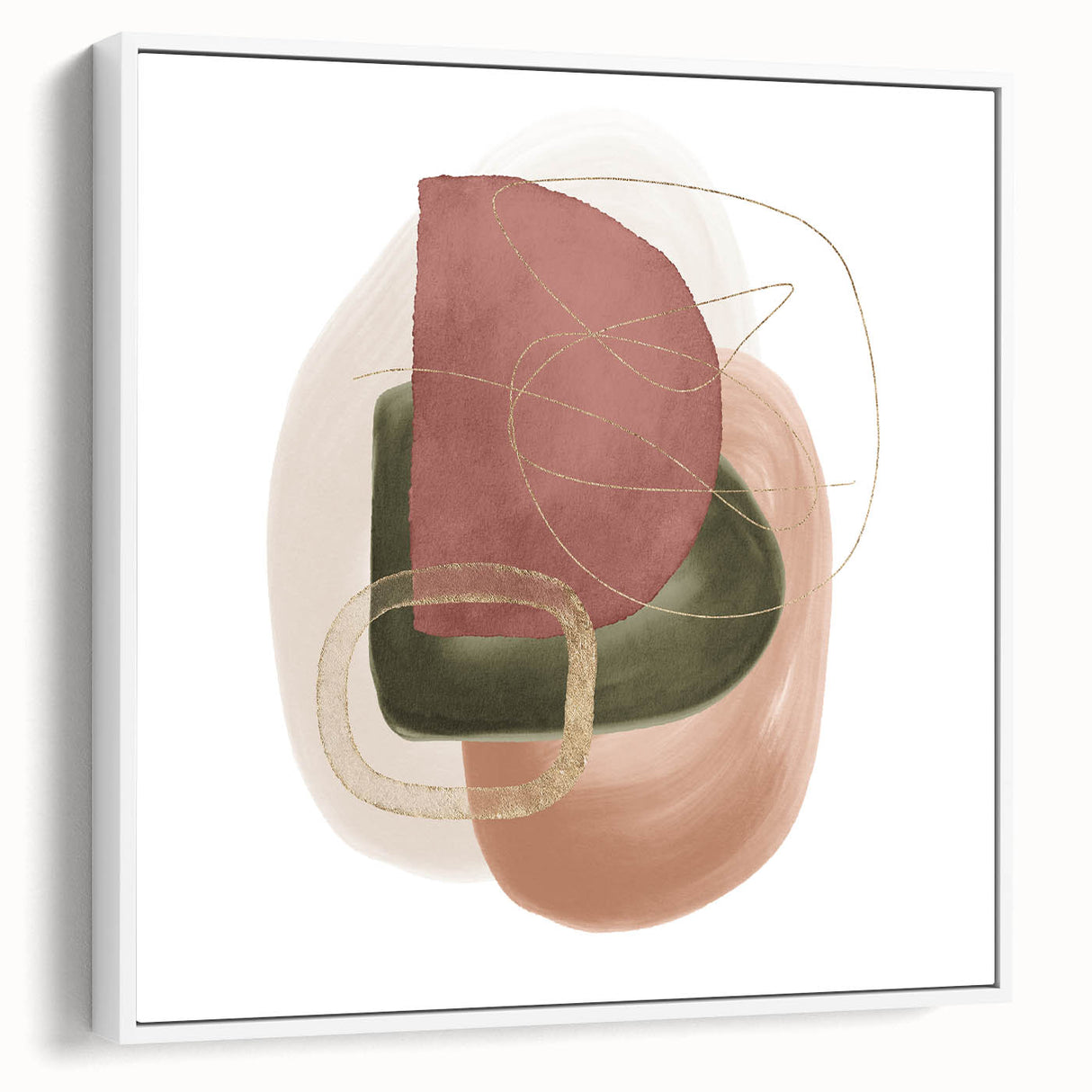 Geometric Minimalist Abstract Wall Art – Modern Geometric Decor