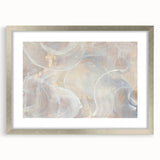 Timeless Textures Abstract Wall Art – Soft Beige and White Swirls