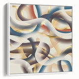 Ribbon Flow Elegance – Modern Abstract Canvas Prints for Interiors