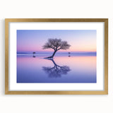 Serene Reflection Tree Art – Landscape & Nature Art Prints