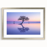 Serene Reflection Tree Art – Landscape & Nature Art Prints