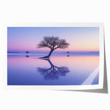 Serene Reflection Tree Art – Landscape & Nature Art Prints