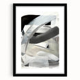 Moody Modern Wall Art – Contemporary Black & Gray Abstract Painting