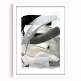 Moody Modern Wall Art – Contemporary Black & Gray Abstract Painting